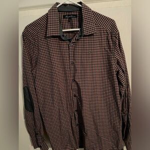 2/$10 🎉 Kenneth Cole orange/gray shirt